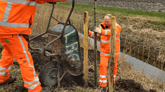 Arjan aan het werk (1)